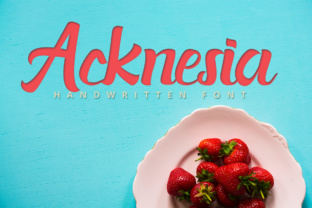Acknesia: The Bold Script Font for High-Impact Campaigns