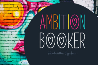 Ambition Booker: The Handwritten Font That Elevates Campaigns