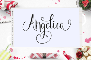 Angelica: The Elegant Handwritten Typeface for Crafters