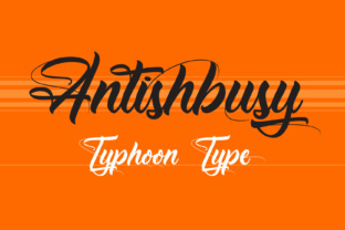 Antishbusy: A Characterful Script Font for Editorial Design