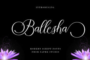 Ballesha Font: Elevating Campaign Visuals with Elegant Script