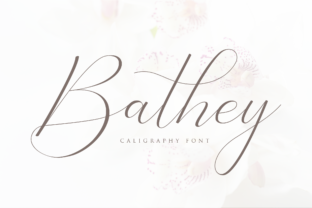 Bathey Typeface: Elevating Brand Identity with Modern Calligraphy