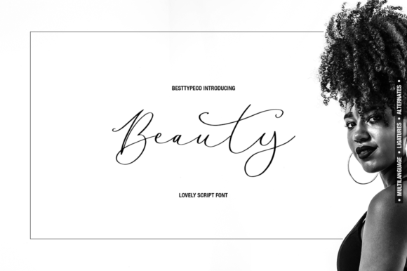 Beauty Lady Font: Elevate Your Brand with Elegant Script