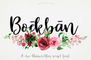 Boekban: The Perfect Handwritten Font for Crafters