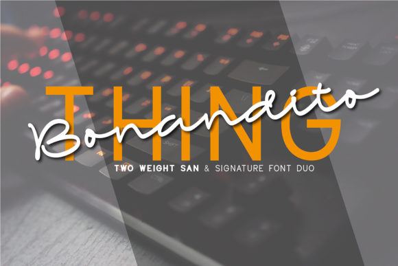 Bonandito Thing Duo: A Versatile Typeface for Modern Web Design