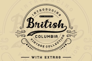 British Columbia Family Font for Handmade Brands