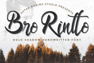 Bro Rintto: A Bold Handwritten Font for Crafters