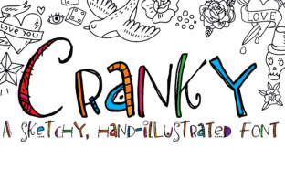 Cranky: A Hand-Drawn Font for Authentic Brand Identity
