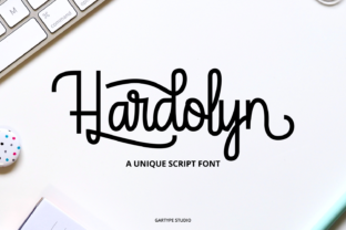Hardolyn: A Script Font for Modern Editorial Design