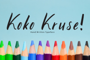 Koko Kruse: A Handwritten Typeface for Web Headers