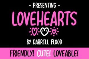 Lovehearts: A Friendly Script Font for Editorial Design