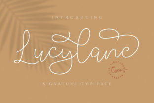 Lucylane Font: Elevating Web Design with Flowing Script