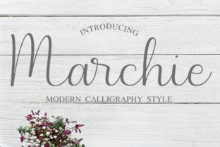 Marchie: A Modern Script Font for Web Design