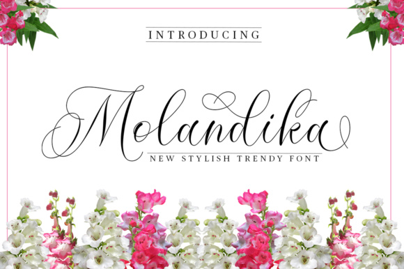 Molandika: A Refined Script Typeface for Editorial Elegance