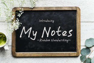 My Notes: A Handwritten Typeface for Authentic Editorial Design