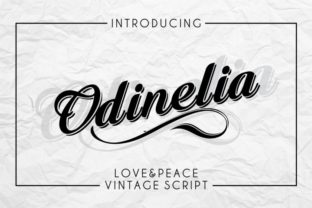 Odinelia: A Chic Script Typeface for Elegant Editorial Design