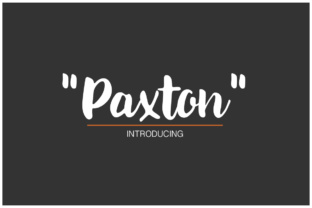 Paxton: A Handwritten Font for Authentic Branding
