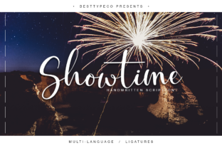 Showtime Font: Elevating Web Headers with Handmade Style