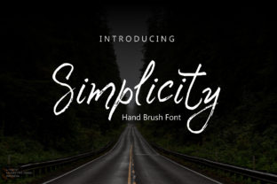 Simplicity Font Review: A Dirty Brush Typeface for Web Headers