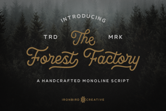 The Forest Factory: A Vintage Font for Bold Brand Stories