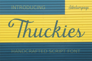 Thuckies Font: The Perfect Handwritten Typeface for Crafters