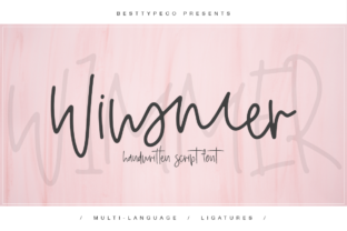 Wimmer: A Handmade Script Font for Clear Campaigns